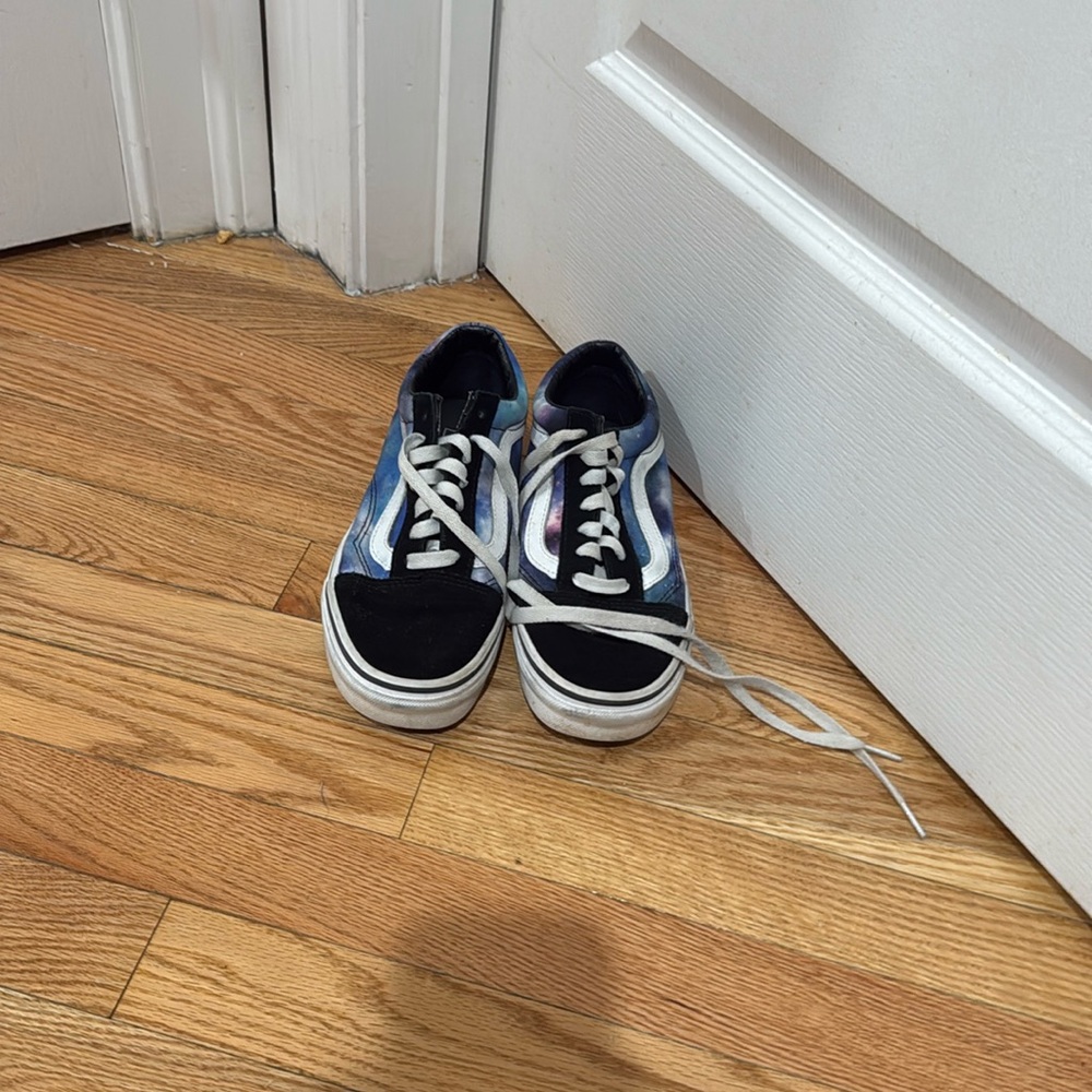 Space theamed vans shoes for kids